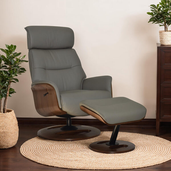Reya recliner /stool set